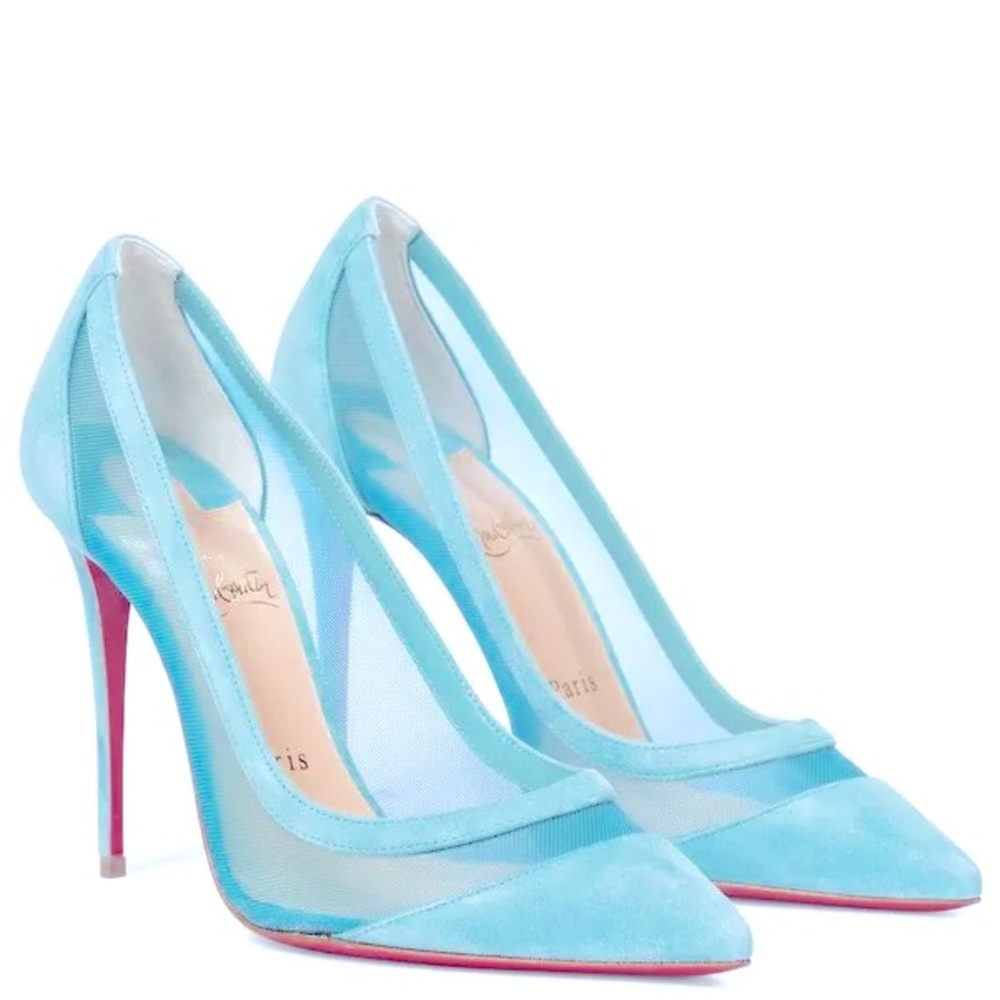 Christian Louboutin Galativi 100 Veau Velours Rete. Brand new. Sz 36.5 or 6.5